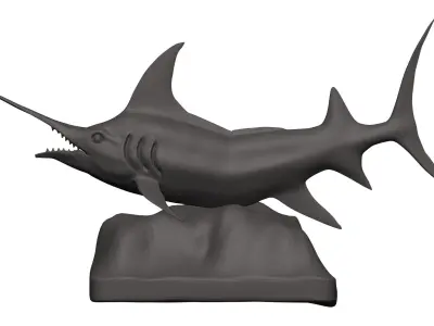 Marlin 3D model purchase