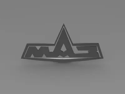 Maz Logo  3D model
