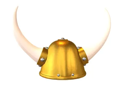 Viking Hat V1 001 Low-poly 3D model