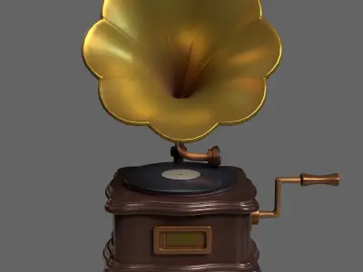 phonograph 3D model
