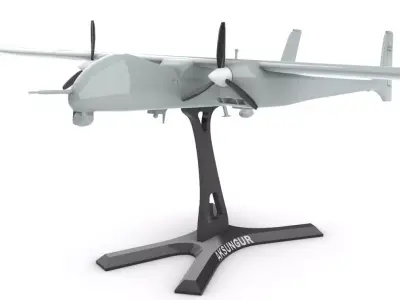  Aksungur UAV 3D print model