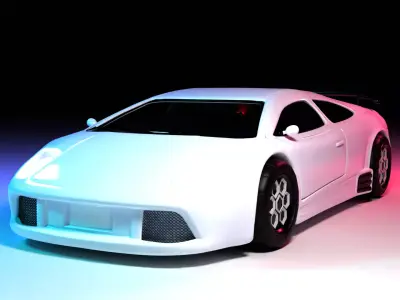 racing car modeling  Free 3D model