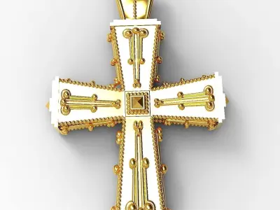 Antique Cross 3D print model