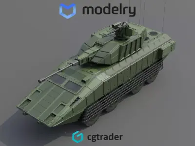 Military IFV 3D model Textured