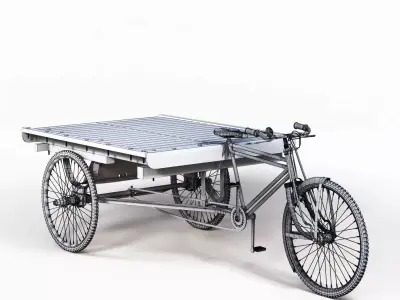 Rickshaw Van 3D model