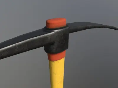 Pickaxe - Modern Low-poly 3D model