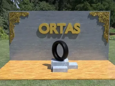 ORTAS TIRE NO 11 GAME READY Low-poly 3D model