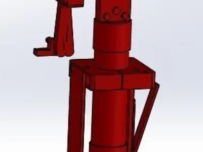 pneumatic clamp 3D model