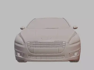 Peugeot 508 Modern Sedan Car 3D Printable 3D print model