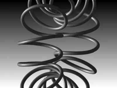Circular Spring Free 3D model purchase