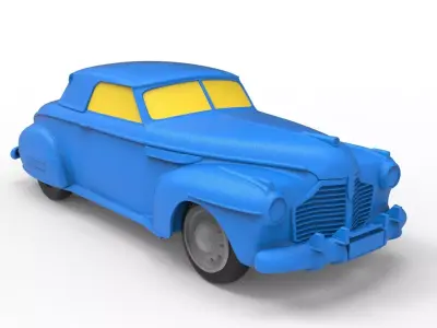 Buick Roadmaster 1941 Classic Car 3D print model