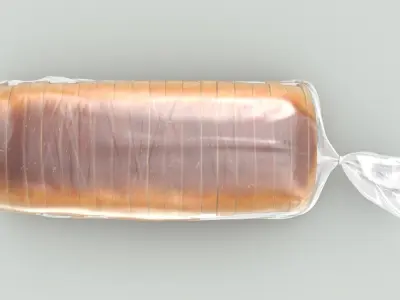 Sliced Bread (In Bag) 3D model