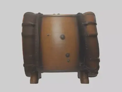 Battledrum Model 1 Low-poly 3D model