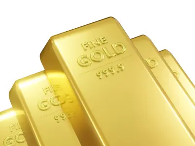 GOLD BAR 999 PURE GOLD BAR 3D model