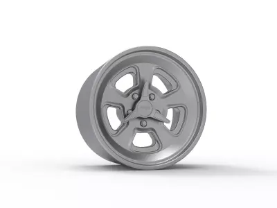 FOOSE FURY CONCAVE WHEEL 3D PRINT MODEL  3D print model
