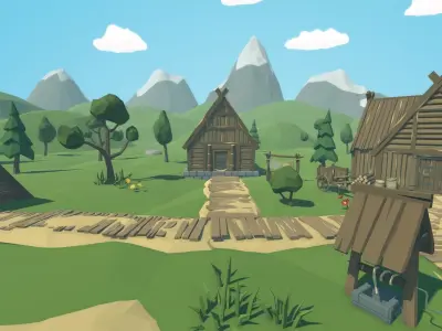 RPG Poly Pack - Lite Free low-poly 3D model