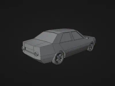 low poly car Free low-poly 3D model by ovee