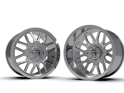 FUEL DUALLY WHEELS FF66D FRONT AND REAR 3D print model
