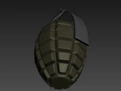 Grenade 3D model 5