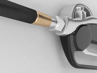 OIL DISPENSER NOZZLE Low-poly 3D model purchase