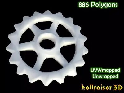 Gears - Free Free low-poly 3D model