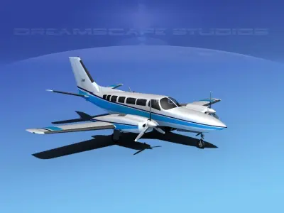 Cessna 404 Titan Corporate 3 3D model