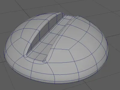 Head Screw Low-poly 3D model