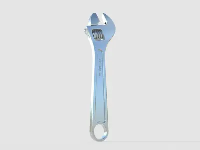 Wrench - 300 Low-poly 3D model