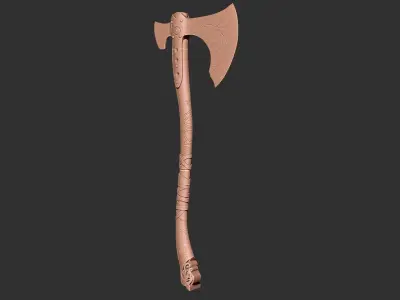 Leviathan Axe God of War  3D print model