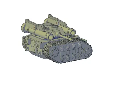 TANK DESTROYER - ANTI TANK 3D print model