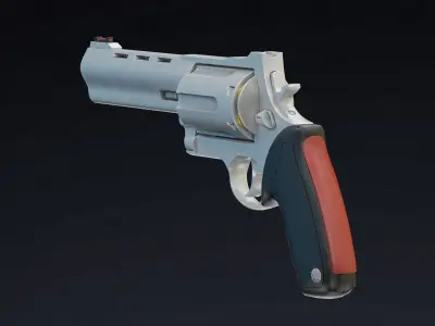Taurus Judge Low Poly Low-poly 3D model