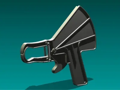 Plicometer axe Free 3D model