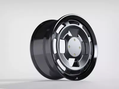 Forged Split-Spoke Aluminum Alloy Wh 3D model