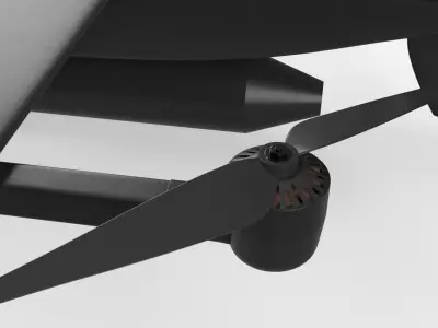  Tactical Reconnaissance Drone Aircraft Black 