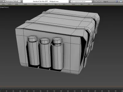 Meds for games Low-poly 3D model