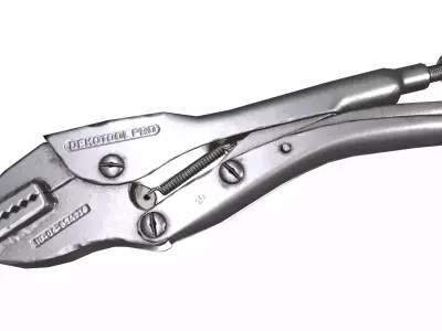 Plier Set Tool Low Poly Low-poly 3D model