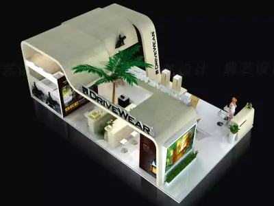 Exhibition - Area - 6X10-3DMAX2010-06 3D model
