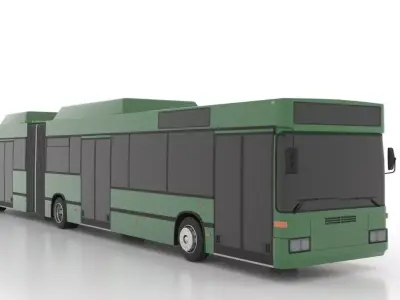 Mercedes-Benz O405GN2 CNG Low Low-poly 3D model