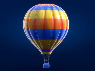 Air balloon 3D model buy