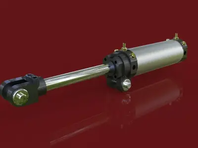 Air Cylinder Free 3D model