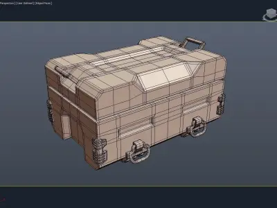 Crate ammo box in apocalypse 3D model