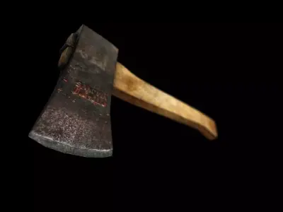 Old Axe V1 Low-poly 3D model