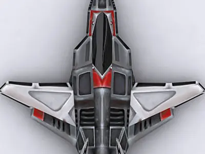 Sci-Fi fighters pack Low-poly 3D model