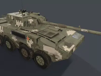 ZTL 11  old Low-poly 3D model