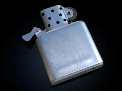 Zippo Lighter 3D model purchase