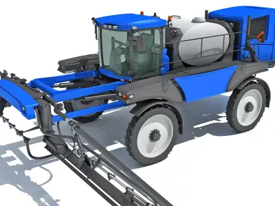 Front Boom Sprayer 3D model