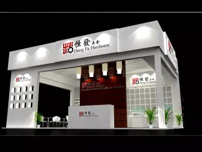 Exhibition - Area - 7X9-3DMAX2009-032 3D model