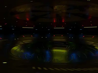 Alien UFO Low-poly 3D model get