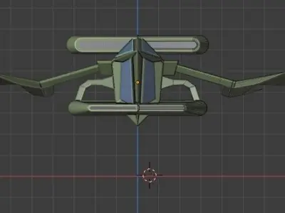 MY SOLAR AIRPLANE Low-poly 3D model