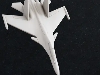 Fighter aircraft 3D print model